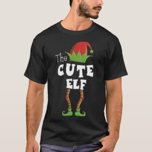 Cute Elf Xmas Pajama Family Matching Christmas Gro T-Shirt