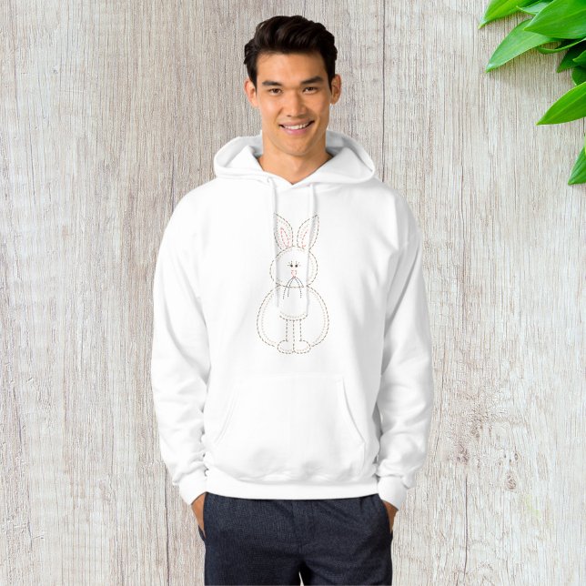 Cute Embroidery Style Bunny Rabbit Hoodie (Creator Uploaded)