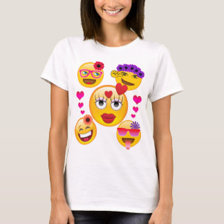 Cute Emoji Faces for Kids and Adults T-Shirt