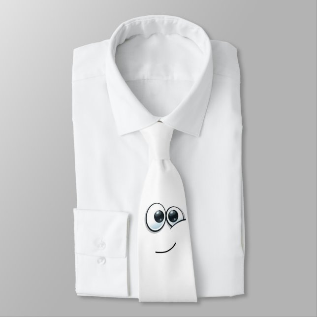 Cute emoji with customisable background tie (Tied)