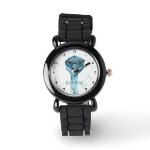 Cute Emu Australia Animal Girly Kids Aussie Watch