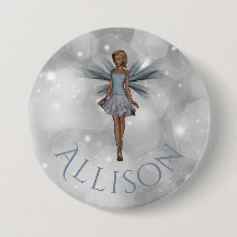 Cute Enchanted Whimsical Fantasy Fairy Silver Name