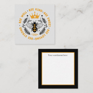 cute encouragement bee add sentiment  card