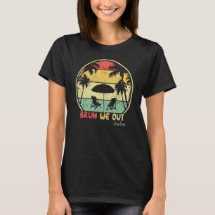 Cute End Of School Year Vintage Bruh We Out Summer T-Shirt