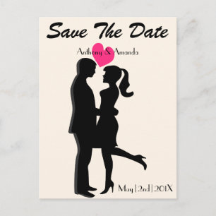 Cute Engagement & Save the Date Postcard
