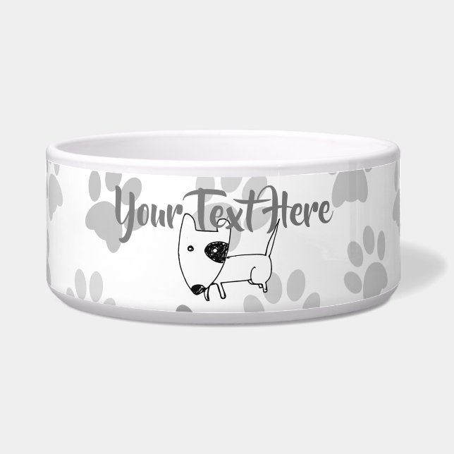 Cute English Bull Terrier (Front)