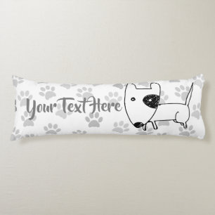 Cute English Bull Terrier Body Cushion