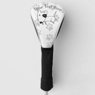 Cute English Bull Terrier Golf Head Cover