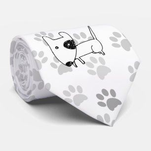 Cute English Bull Terrier Tie