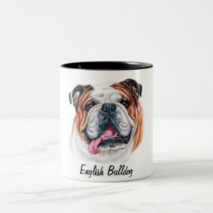 Cute English Bulldog Dog Mug