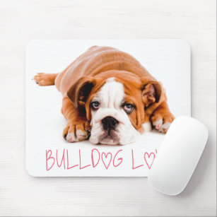 Cute English Bulldog Lover Gift Puppy Dog  Mouse Mat