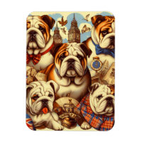 Cute English Bulldog Painting