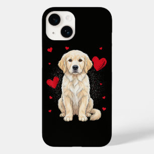 Cute English Cream Golden Retriever Dog Case-Mate iPhone 14 Case