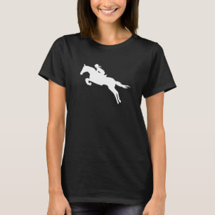 Cute English Riding Hunter Jumper Girl Riding Hors T-Shirt