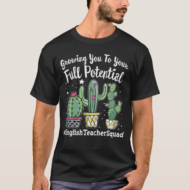 Cute English Teacher Squad Appreciation Week back  T-Shirt (Front)