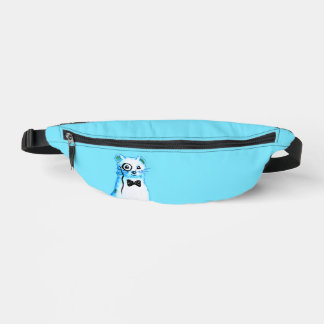 Cute Ermine Watercolor - Funny White Ferret Bum Bags