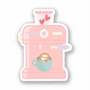 Cute Espresso Coffee Machine Sloth