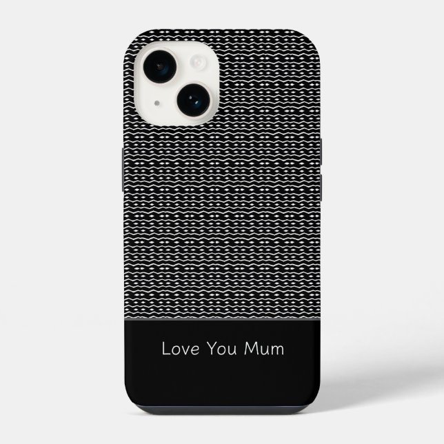 Cute Ethnic African art Pattern Mum's  iPhone Case (Back)