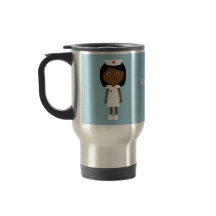 Cute Ethnic Cartoon Nurse Personalised