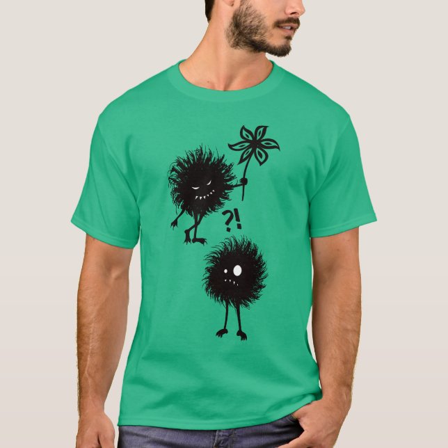 Cute Evil Bug Friends Mens T-Shirt (Front)