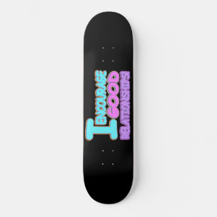 Cute Expression Design GOOD RELATIONSHIP". Buy Now Skateboard