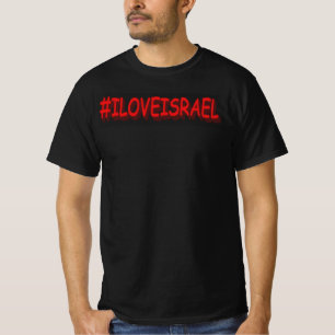 Cute Expression Design "#ILOVEISRAE". Buy Now T-Shirt