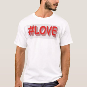 Cute Expression Design "#LOVE". Buy Now T-Shirt