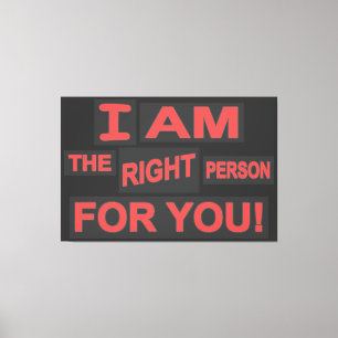 Cute Expression Design "Love Life". Buy Now Canvas Print