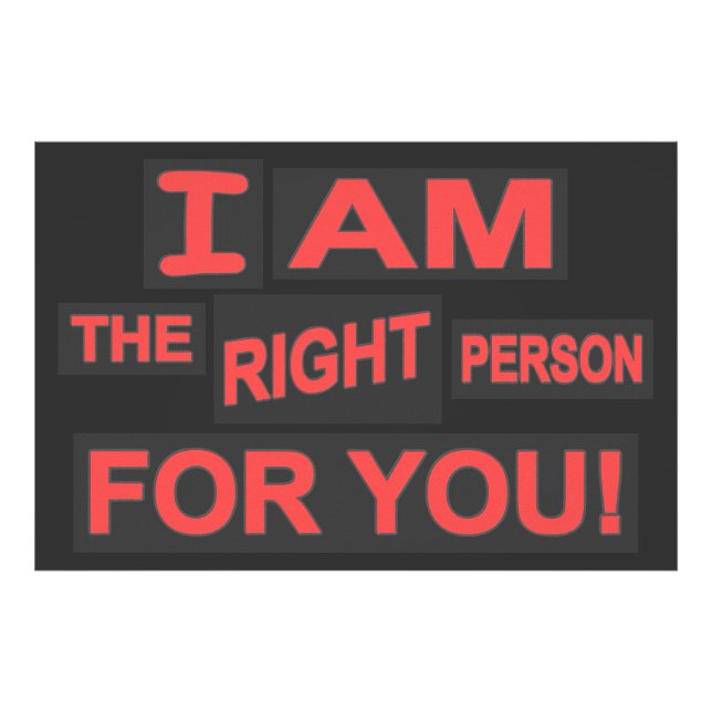 Cute Expression Design "Love Life". Buy Now Photo Print (Front)