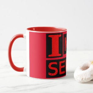 Cute Expression Design "Make Sense" Buy Now Mug