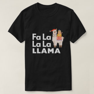 Cute FA LA LA LLAMA Christmas Shirt