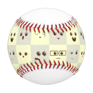 Cute face baseball