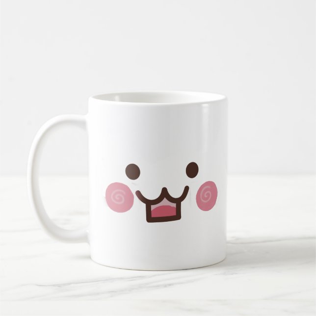 cute face coffee mug (Left)