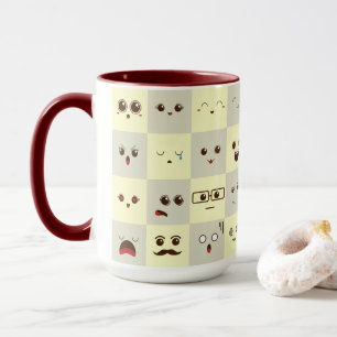 Cute face mug