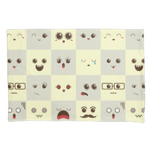 Cute face pillowcase