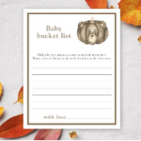 cute face Pumpkin - Baby bucket list