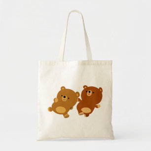 Cute Facetious Cartoon Bears Bag