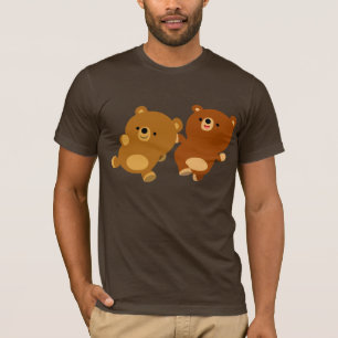 Cute Facetious Cartoon Bears T-Shirt
