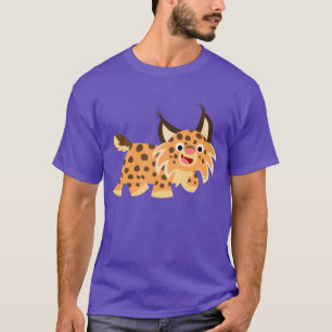 Cute Facetious Cartoon Bobcat T-Shirt