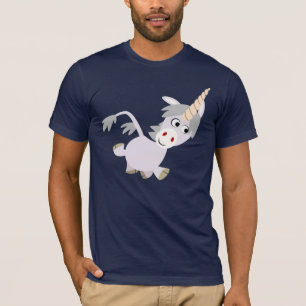 Cute Facetious Cartoon Unicorn T-Shirt