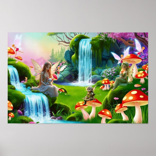 Cute Fairies Poster (Front)