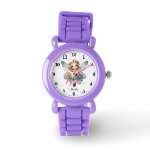 Cute fairy add name girls Watch