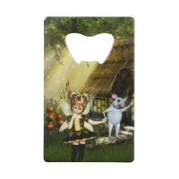 Cute Fairy And White Mouse