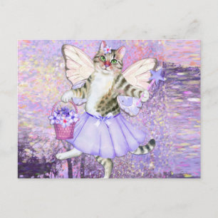 Cute Fairy Cat Postcard