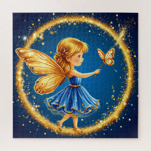 Cute Fairy Enchanted Artistic Fairy Tale for Relax Jigsaw Puzzle