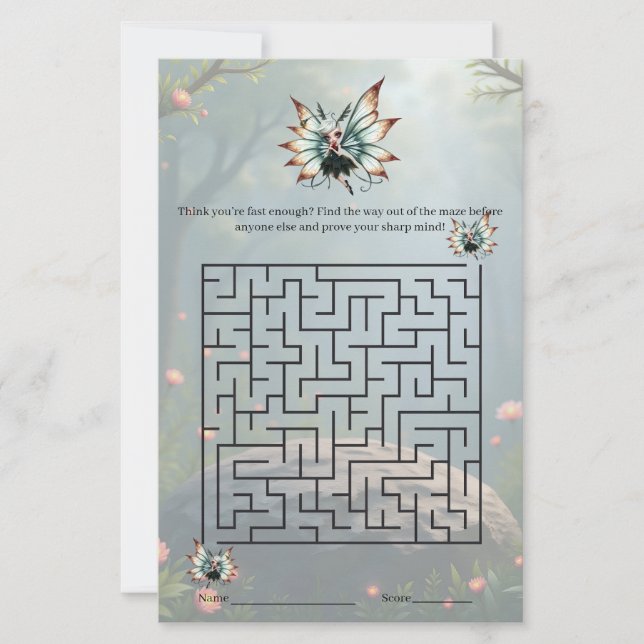 Cute Fairy Guardian in Magical Forest  (Front)