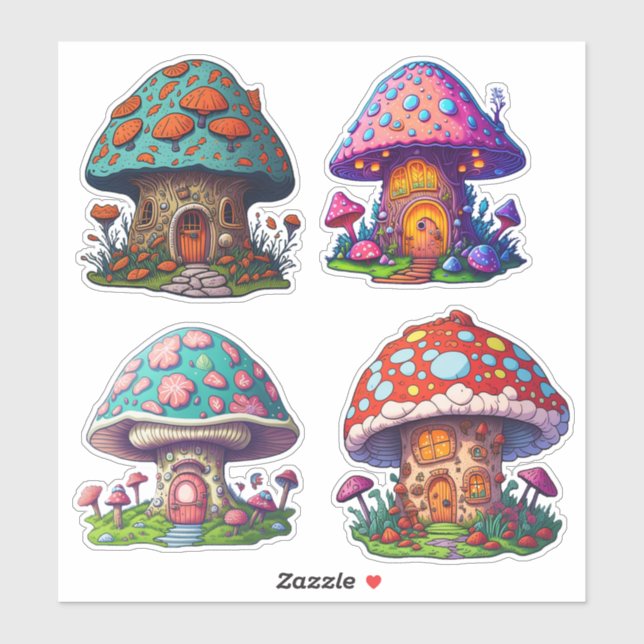 Cute Fairy Mushroom House (Sheet)