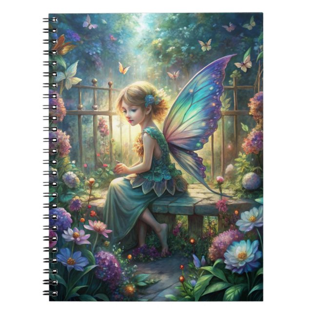 Cute Fairy  Notebook (Front)