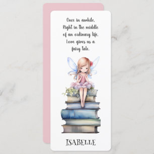 Cute Fairy Quote Books Bookmark