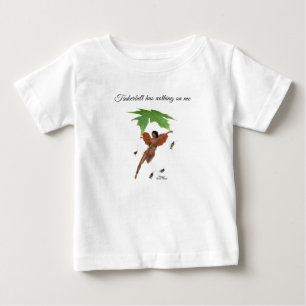 Cute Fairy Wirth Brown Wings Babys T-Shirt